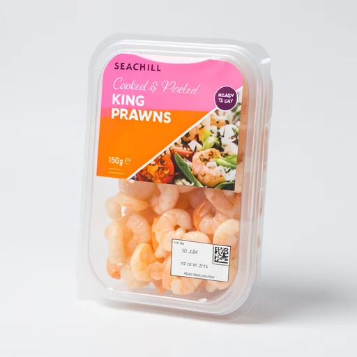 Seachill Cooked& Peeled King Prawns 150G