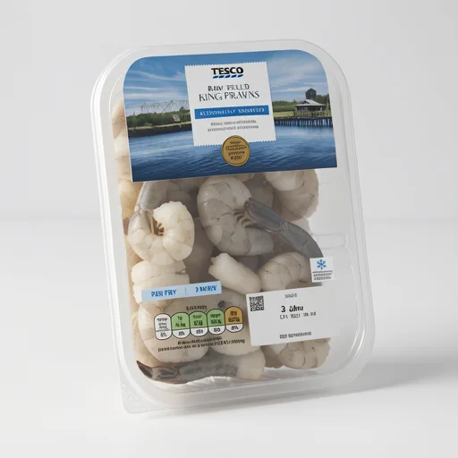 Tesco Raw King Prawns 165G