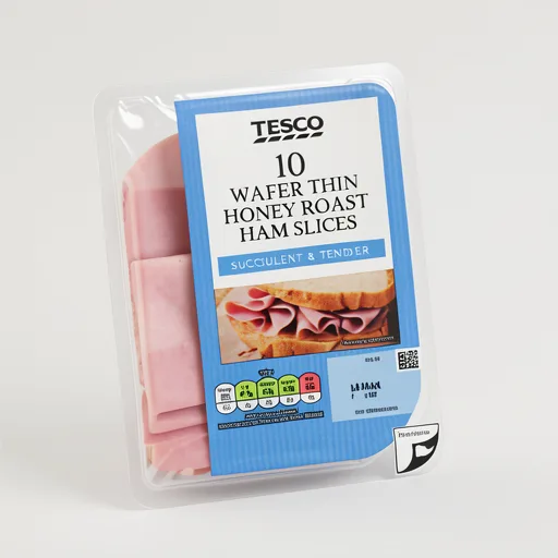 Tesco Wafer Thin Honey Roast Ham Slices 125g