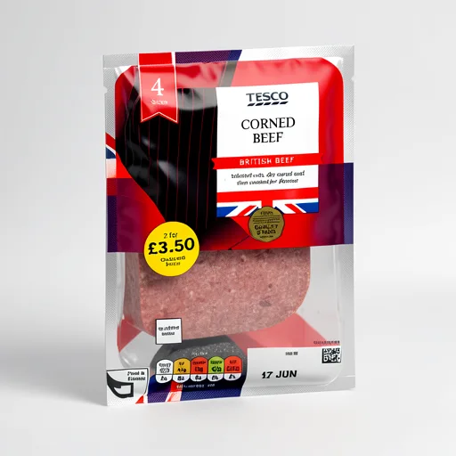Tesco British Corned Beef 110g 