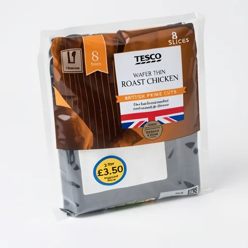 Tesco British Wafer Thin Roast Chicken Slices 120g