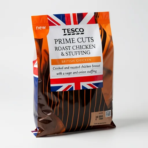 Tesco Prime Cuts Roast Chicken & Stuffing 4 Slices 100G