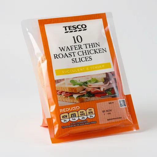 Tesco Wafer Thin Roast Chicken Slices 125g