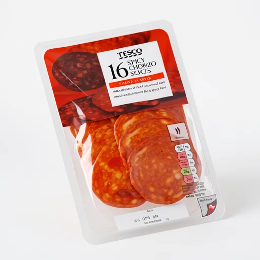 Tesco 16 Spicy Chorizo Slices 80G