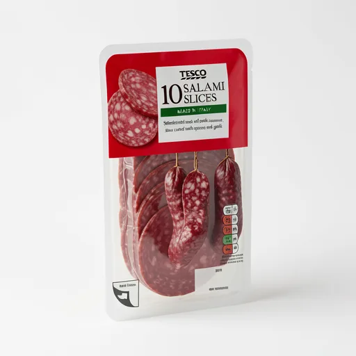 Tesco Salami Slices 12 Pack 100g