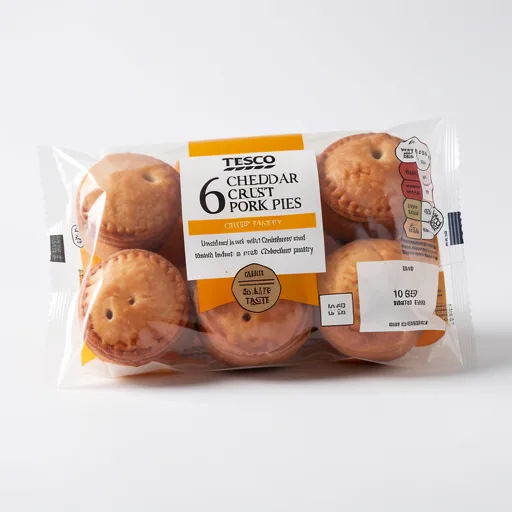 Tesco Cheese Crust 6 X Mini Pork Pies 300G