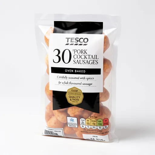 Tesco 30 Pork Cocktail Sausages 240g