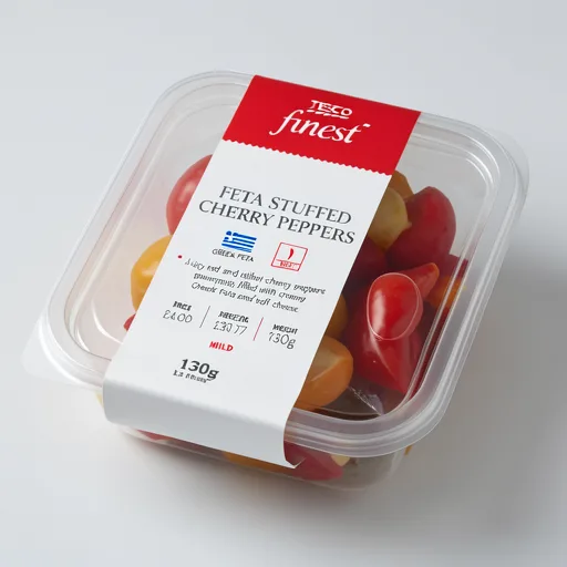 Tesco Finest Feta Stuffed Cherry Peppers 130G