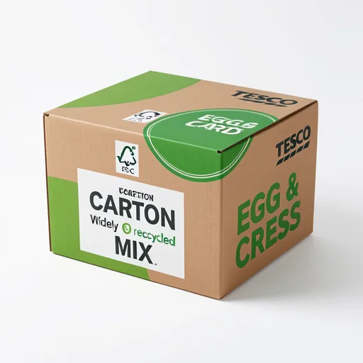 Tesco Egg & Cress Sandwich