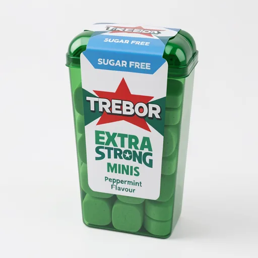 Trebor Mighties Extra Strong Sugar Free Mints 12.5g