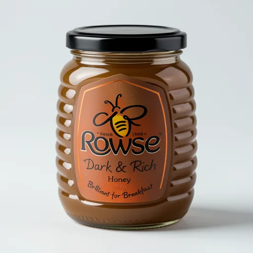 Rowse Squeezy Honey Dark & Rich 340G