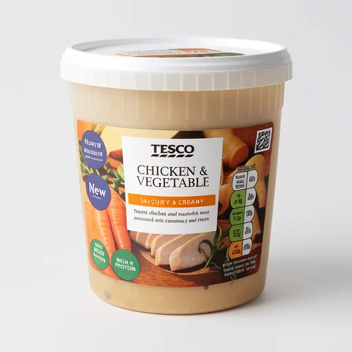 Tesco Chicken & Vegetable Soup 600g