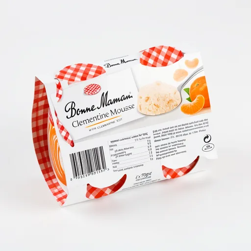 Bonne Maman Clementine & Lemon Mousse Dessert 2x70g