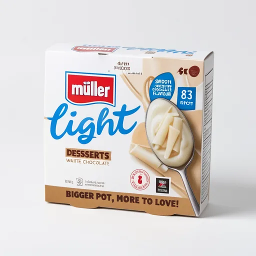 Muller Light Desserts White Chocolate 4x90g