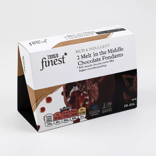 Tesco Finest Melt in the Middle Chocolate Fondants 2 Pack 310g