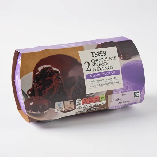 Tesco Chocolate Sponge Puddings 2 Pack 210g