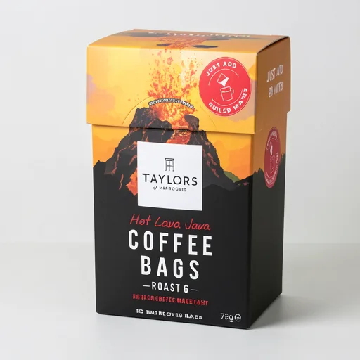 Taylors of Harrogate Hot Lava Java Ground Coffee Bags x10