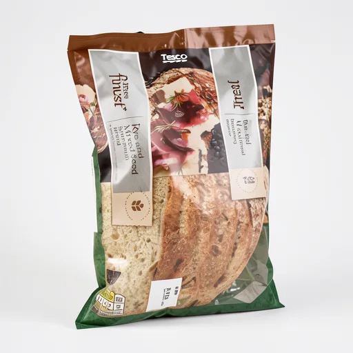 Tesco Finest Rye & Mixed Seed Sourdough loaf 400G