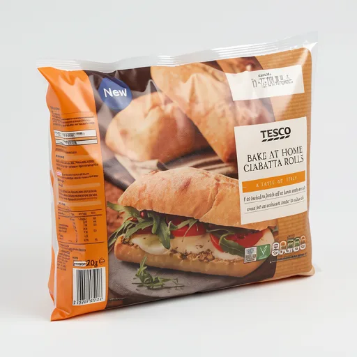 Tesco Bake at Home Ciabatta Rolls 4 pack
