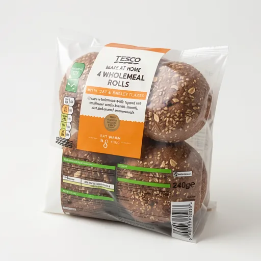 Tesco Bake at Home Wholemeal rolls 240g