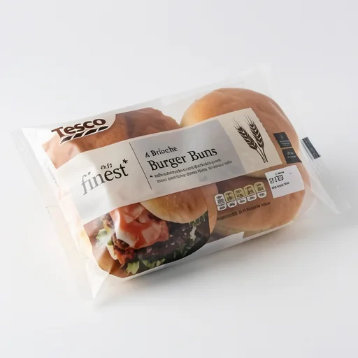 Tesco Finest Brioche Burger Buns 4 pack
