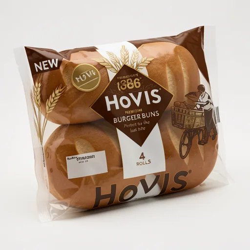 Hovis Premium Burger Buns 4 Pack