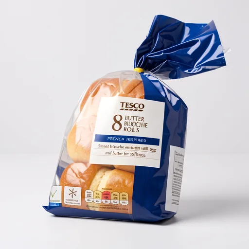 Tesco Butter Brioche Rolls 8 Pack