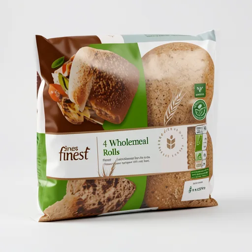 Tesco Finest Wholemeal Rolls 4 Pack
