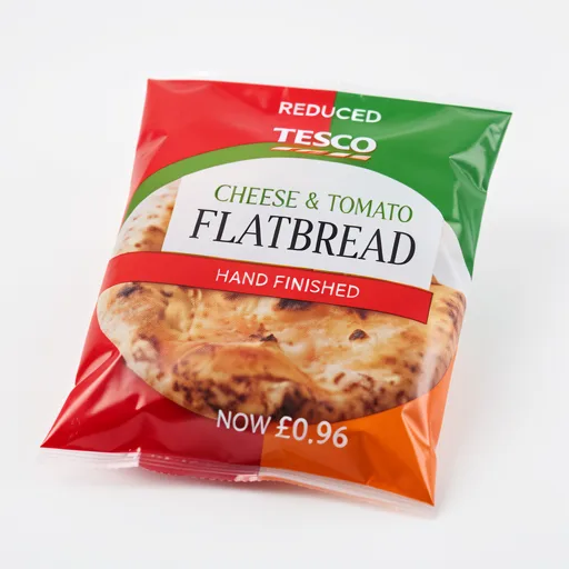 Tesco Cheese & Tomato Flatbread 225G