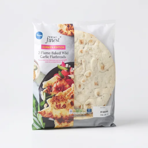 Tesco Finest Wild Garlic Flatbreads 2 pack