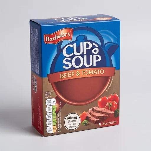Batchelors Cup a Soup Beef & Tomato Sachets x4 88g