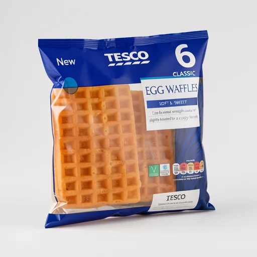 Tesco Classic Egg Waffles 6 pack