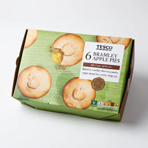 Tesco Bramley Apple Pies 6 Pack