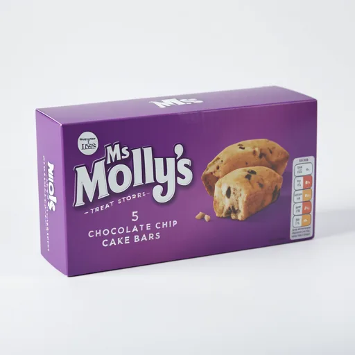 Ms Molly's Chocolate Chip Cake Bars 5 Pack