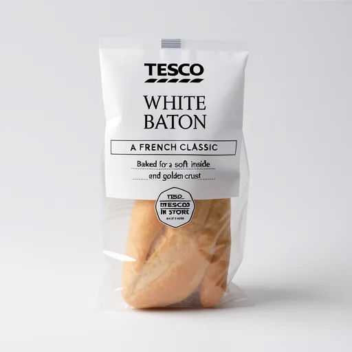 Tesco White Baton 200G