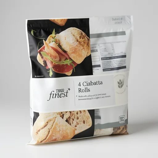 Tesco Finest Ciabatta Rolls 4 Pack 360g