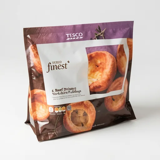 Tesco Finest 6 Beef Dripping Yorkshire Puddings 195G