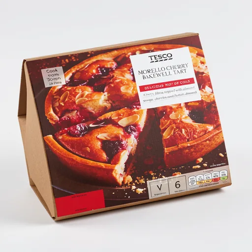 Tesco Morello Cherry Bakewell Tart 410G