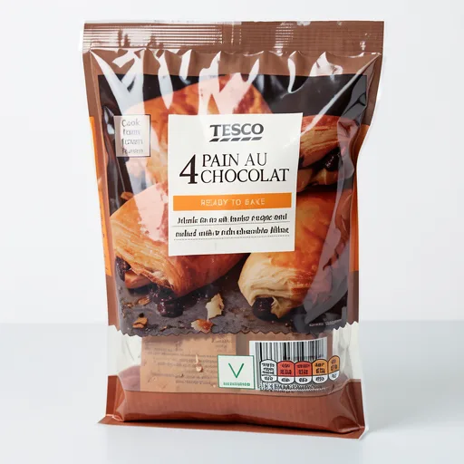 Tesco 4 Pain Au Chocolat 320G