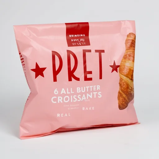 Pret 6 All Butter Croissants 330g