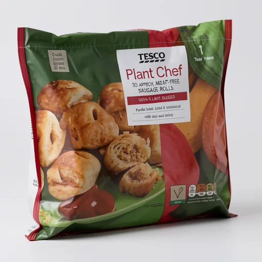 Tesco Plant Chef Meat Free Sausage Rolls 600G