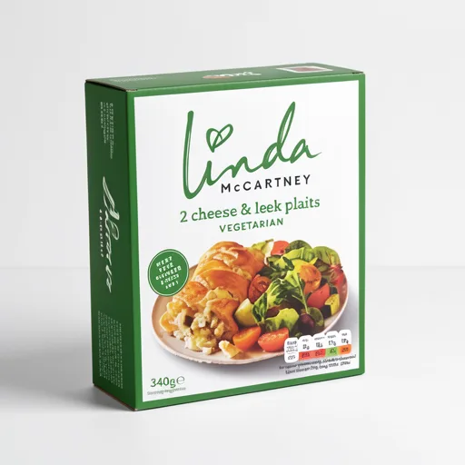 Linda McCartney's Vegetarian Cheese & Leek Plaits x2 340g