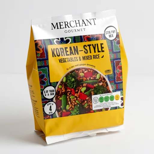 Merchant Gourmet Aromatic Korean Style Vegetables & Mixed Grains 400g