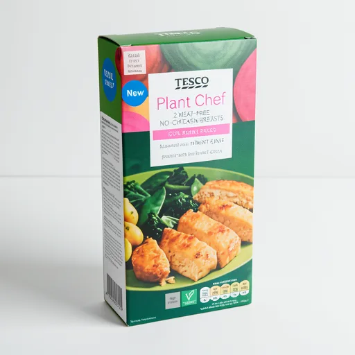 Tesco Plant Chef 2 Meat Free No-Chicken Breasts 180G