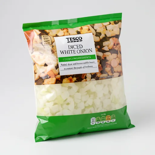 Tesco Frozen Diced Onions 500G