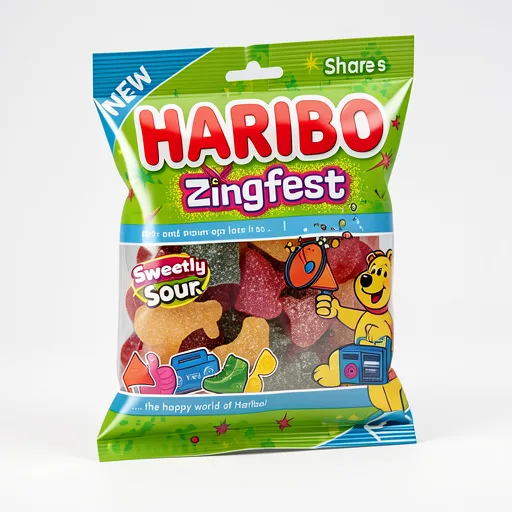 Haribo Zingfest Fizzy Fruit Flavour 150G