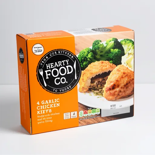 Hearty Food Co 4 Garlic Chicken Kievs 500G