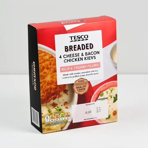 Tesco Breaded 4 Cheese & Bacon Chicken Kievs 500g