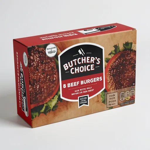 Butchers Choice 8 Burgers 397G