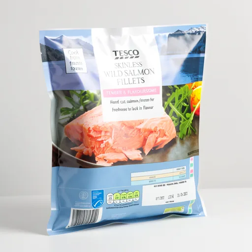 Tesco 4 Wild Salmon Fillets 330G